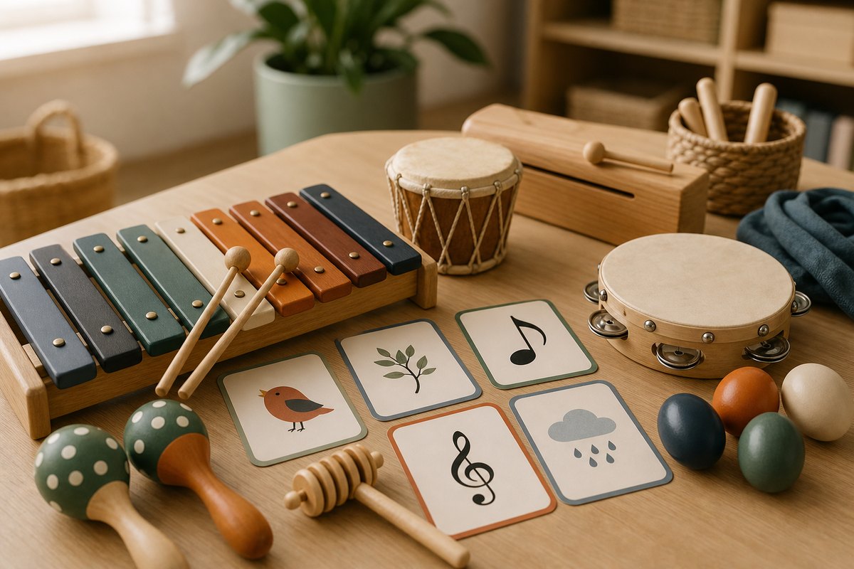 Petits instruments pour l'éveil musical